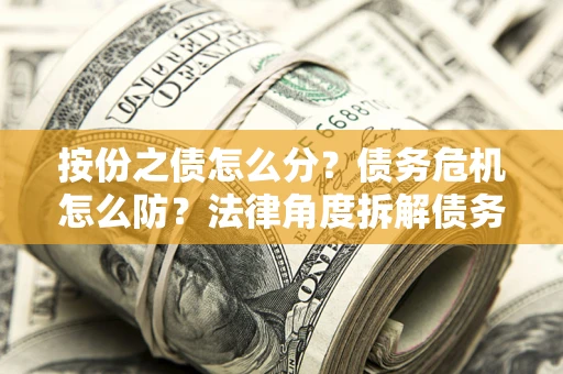 北京按份之债怎么分？债务危机怎么防？法律角度拆解债务分配与风险自保指南