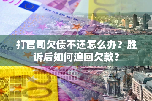 北京打官司欠债不还怎么办？胜诉后如何追回欠款？