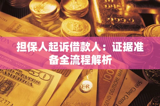 北京担保人起诉借款人：证据准备全流程解析