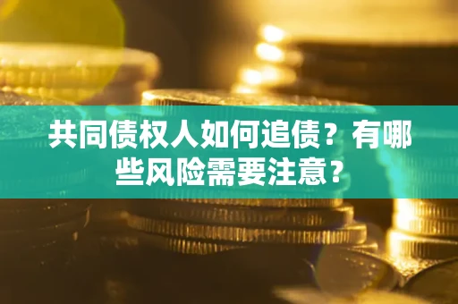 北京共同债权人如何追债？有哪些风险需要注意？
