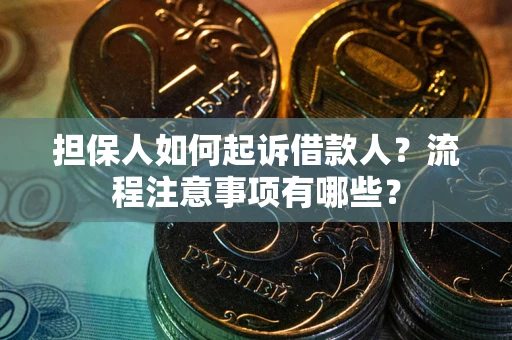 北京担保人如何起诉借款人？流程注意事项有哪些？